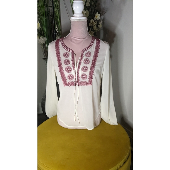 Jessica Simpson Blouse Sm EUC - Picture 1 of 3